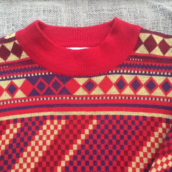 Camela Geometric Print Wool Sweater - Picture 5 of 8